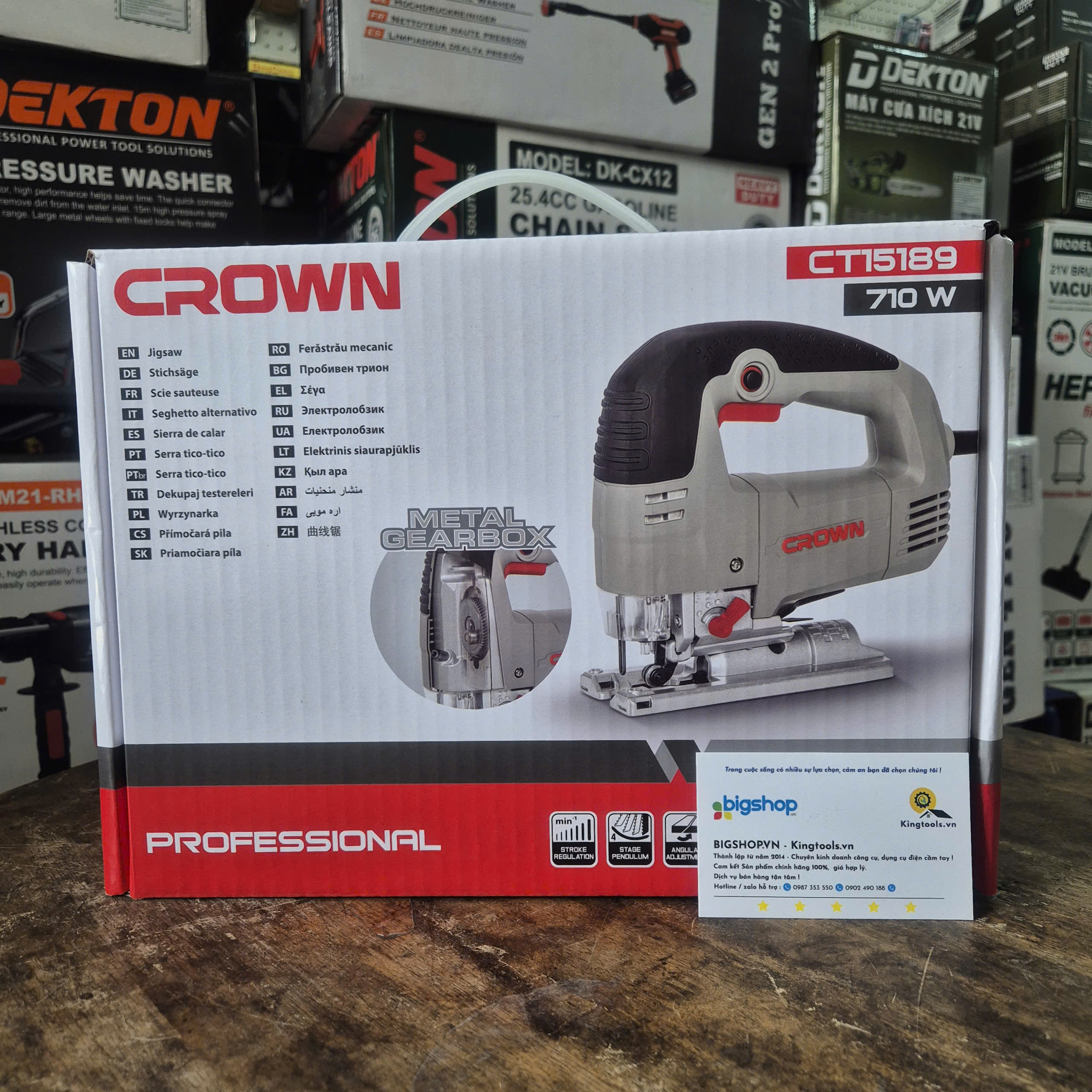 Máy cưa lọng Crown CT15189, CS 710W
