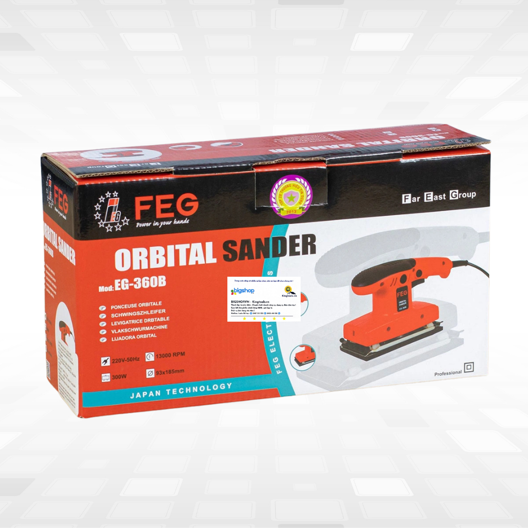 Máy chà nhám rung FEG EG-360B (Công suất 200W)