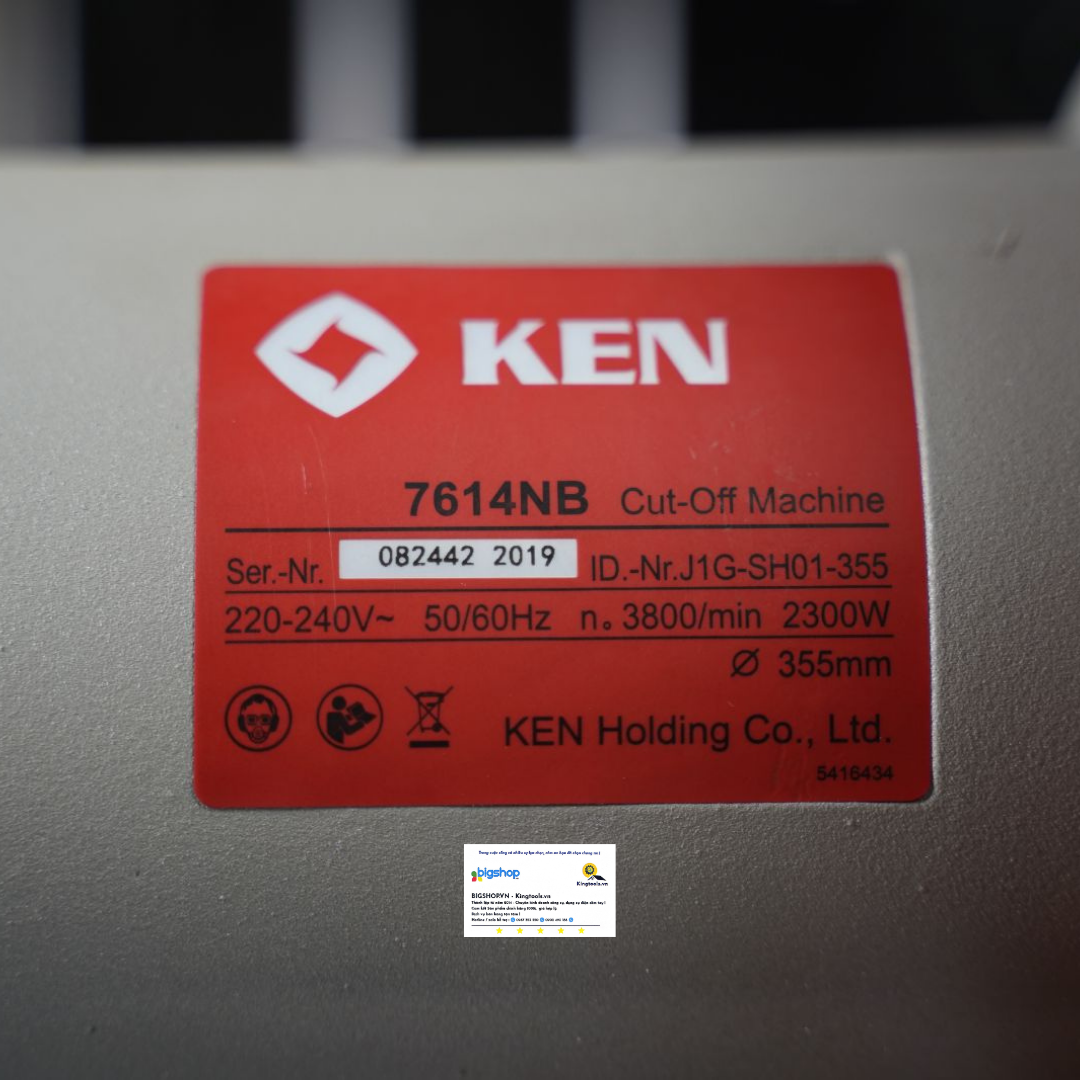 Máy cắt sắt KEN 7614NB (CS 2300W, lưỡi 355mm)