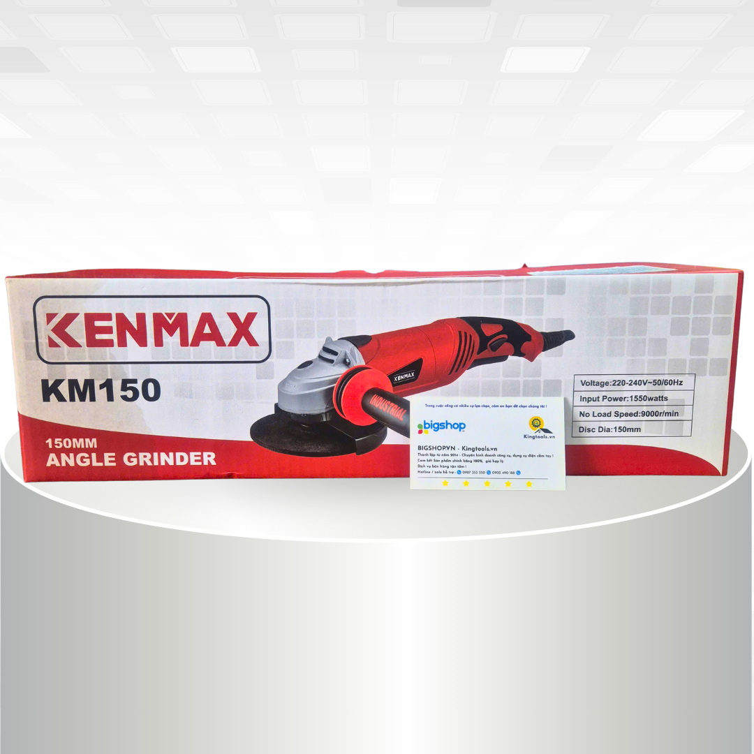 Máy mài góc KENMAX KM150 (CS 1550W, đĩa 150mm)