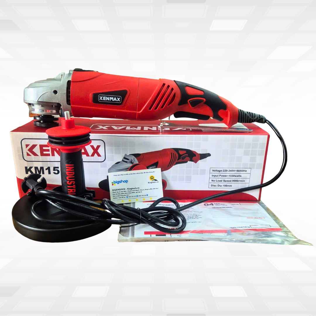Máy mài góc KENMAX KM150 (CS 1550W, đĩa 150mm)