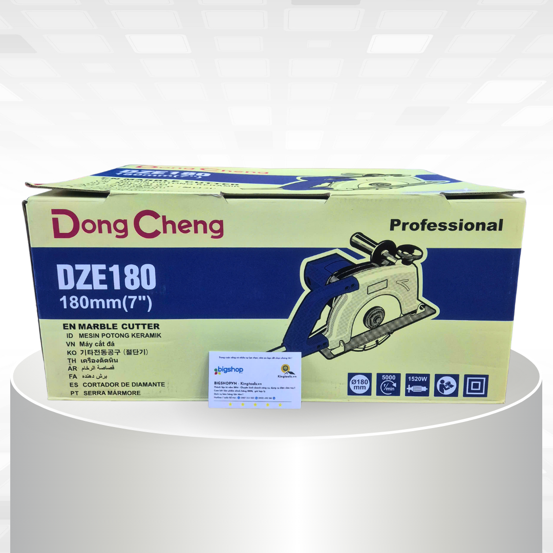 Máy cắt bê tông Dongcheng DZE180 (CS 1520W, Lưỡi 180mm)