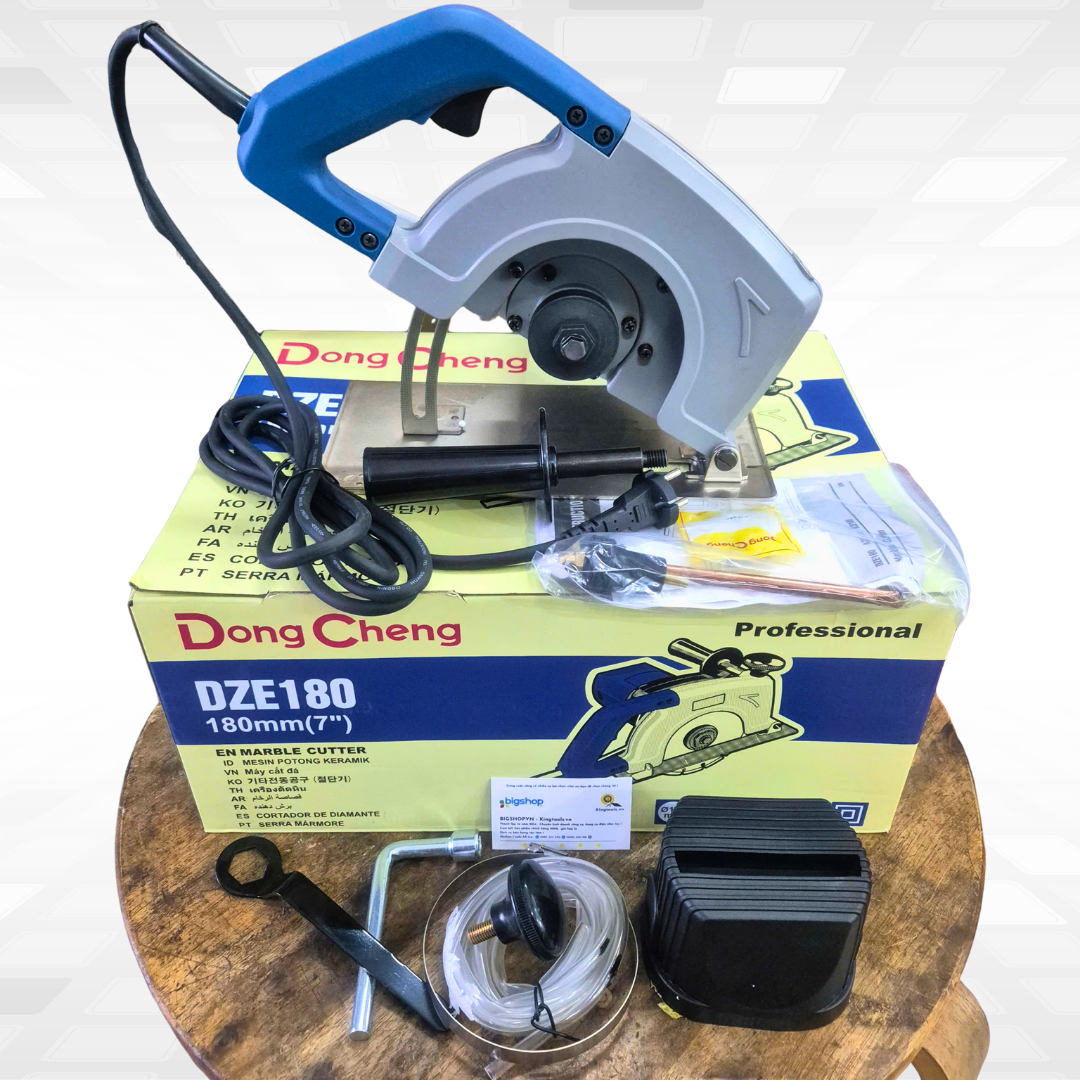 Máy cắt bê tông Dongcheng DZE180 (CS 1520W, Lưỡi 180mm)