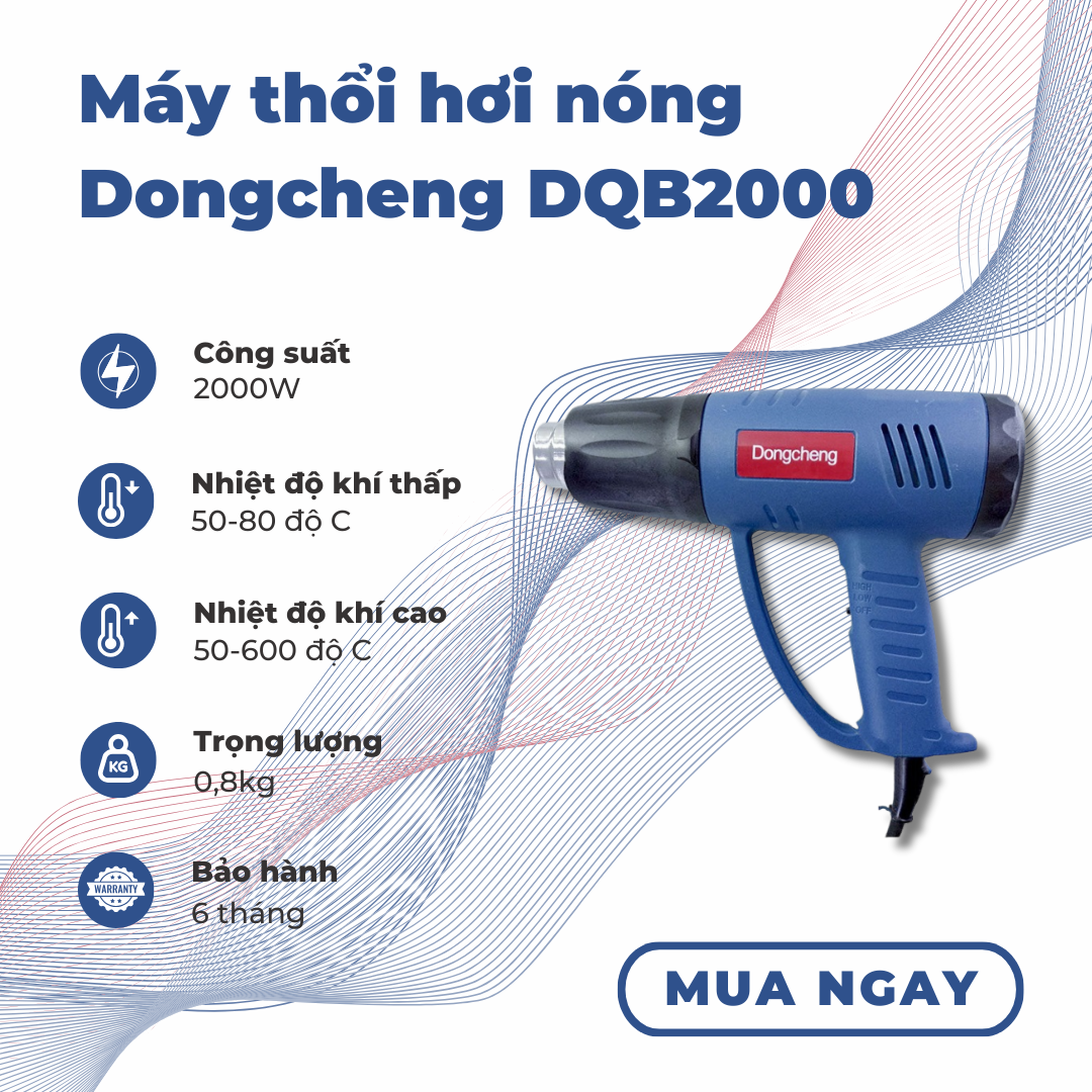 Máy thổi hơi nóng Dongcheng DQB2000