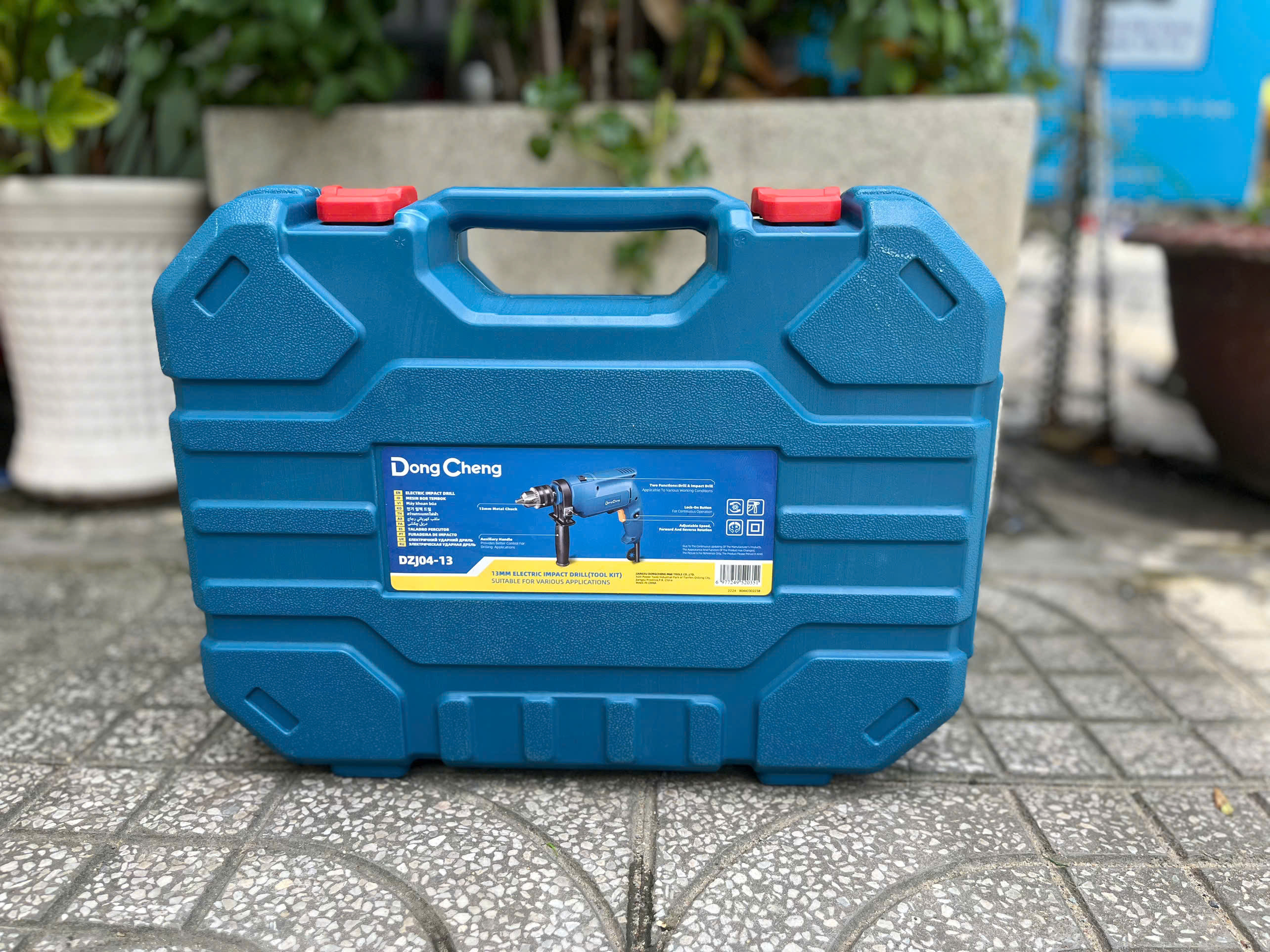 Bộ máy khoan búa Dongcheng 500W Model DZJ04-13 - Bộ khoan đầy đủ món (Chính hãng)