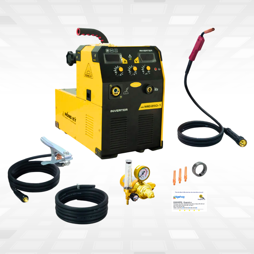 Máy hàn MIG Hồng Ký Master HKMIG250-1 (Inverter 250A/220V)