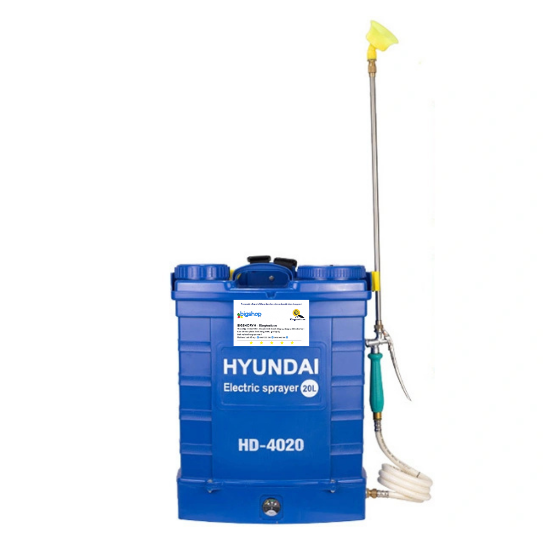 Máy phun thuốc trừ sâu 20L Hyndai HD-4020 (8.0Ah)
