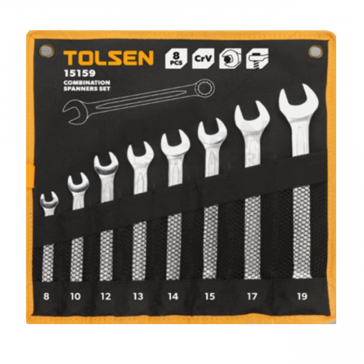 Bộ chìa khóa vòng - miệng Tolsen 15159