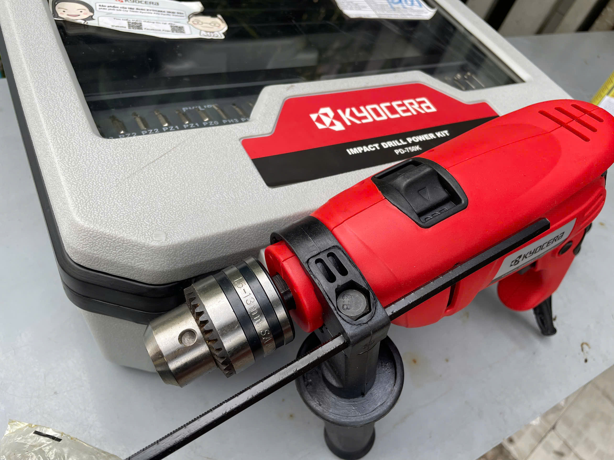 Máy khoan động lực Kyocera PD-750K, cs 750W, 13mm