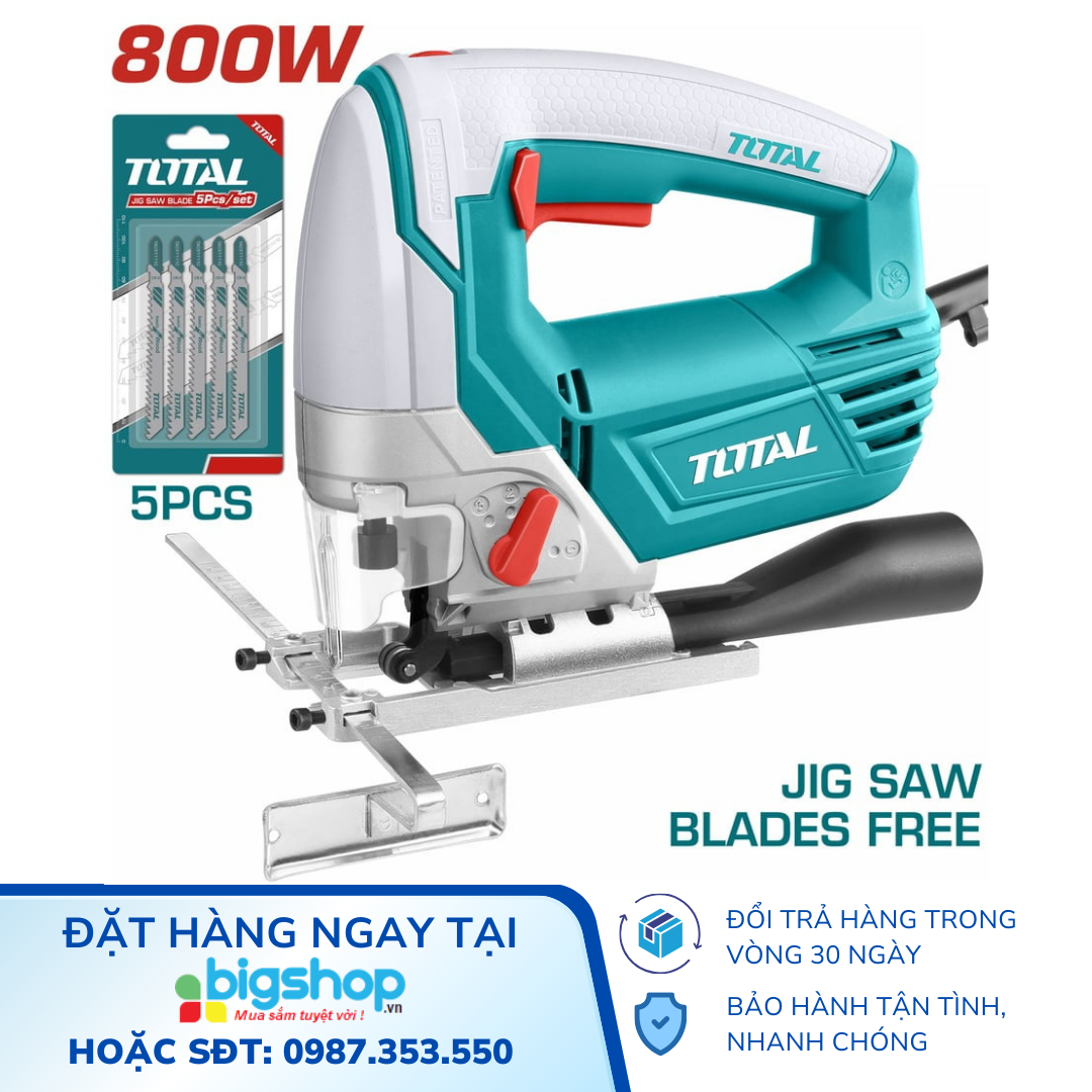 Máy cưa lọng Total TS2081006, CS 800W