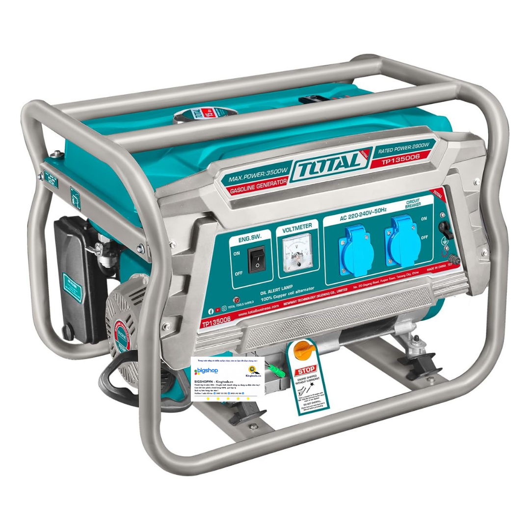 Máy phát điện dùng xăng TOTAL TP135006 - CS 3.5kW