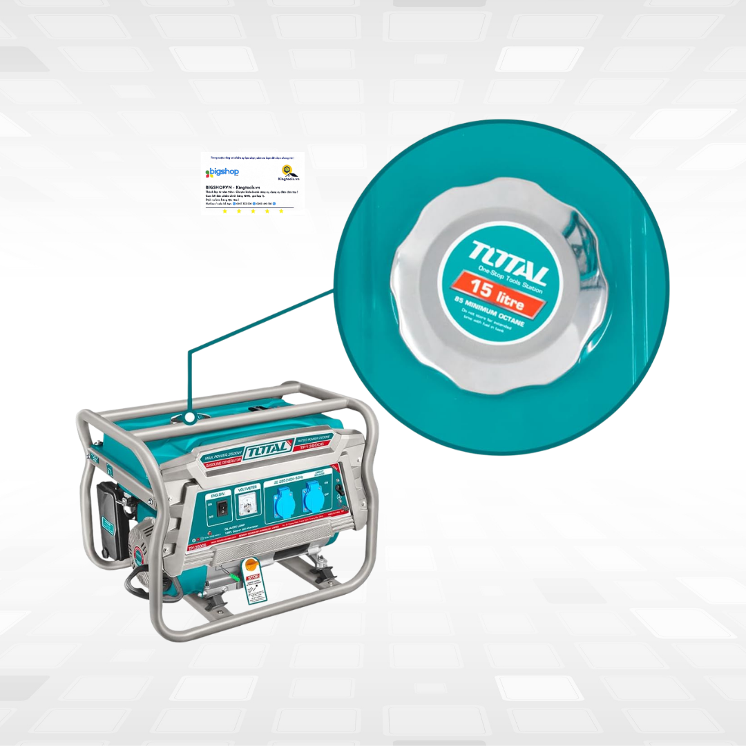 Máy phát điện dùng xăng TOTAL TP135006 - CS 3.5kW