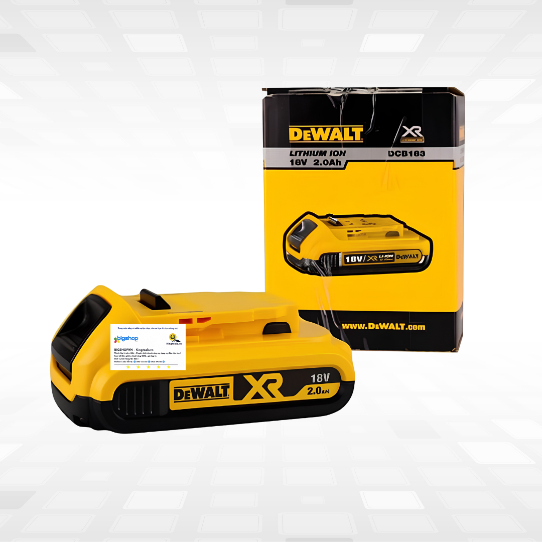 Pin 18V/2.0Ah XR Li-ion DEWALT DCB183-B1
