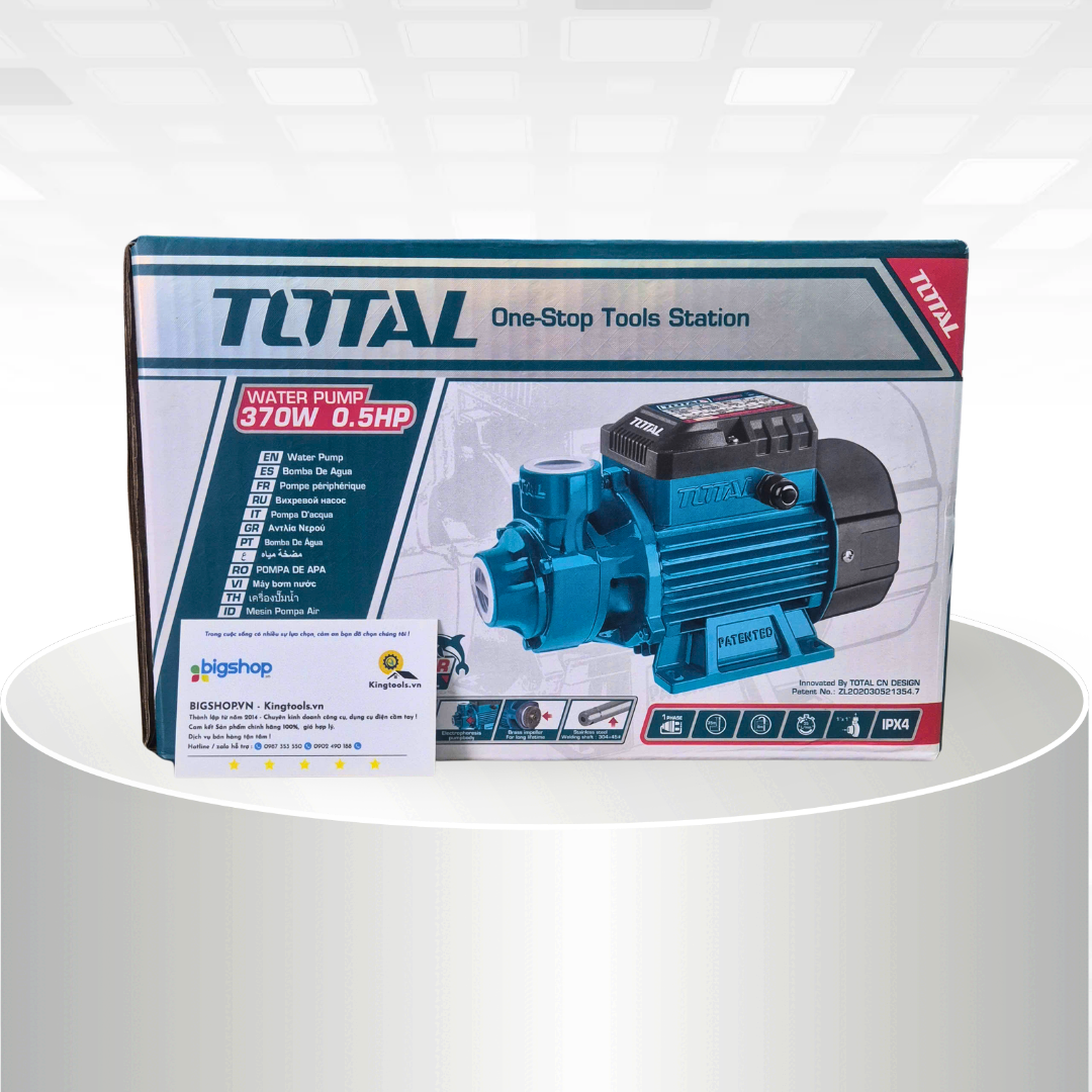 Máy bơm nước TOTAL TWP13706 (Công suất 370W)