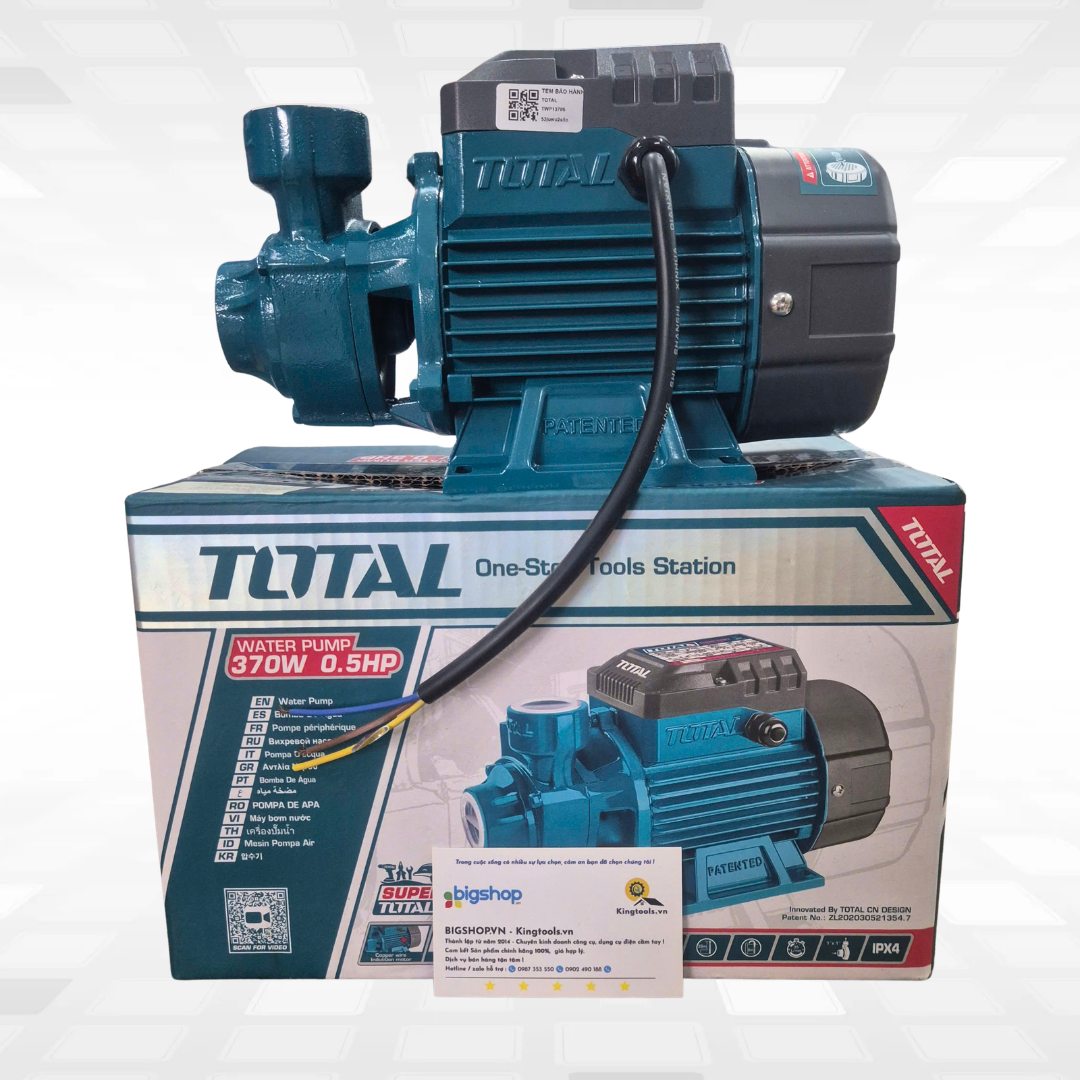 Máy bơm nước TOTAL TWP13706 (Công suất 370W)