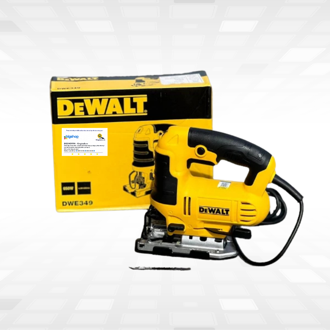Máy cưa lọng cầm tay DEWALT DWE349-B1 (Công suất 650W)
