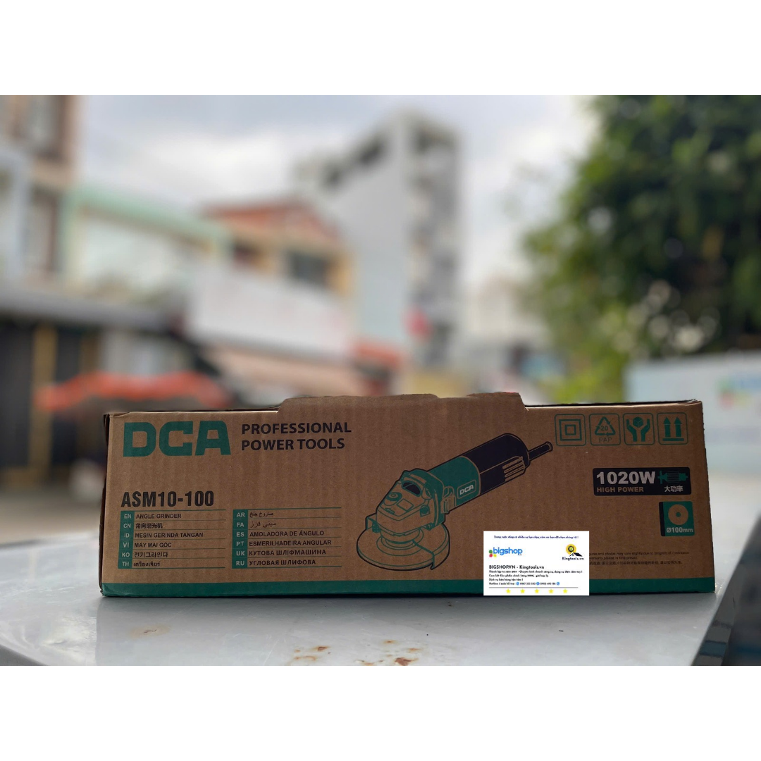 Máy mài góc có điều tốc DCA ASM10-100 (Công suất 1020W, đĩa 100mm)