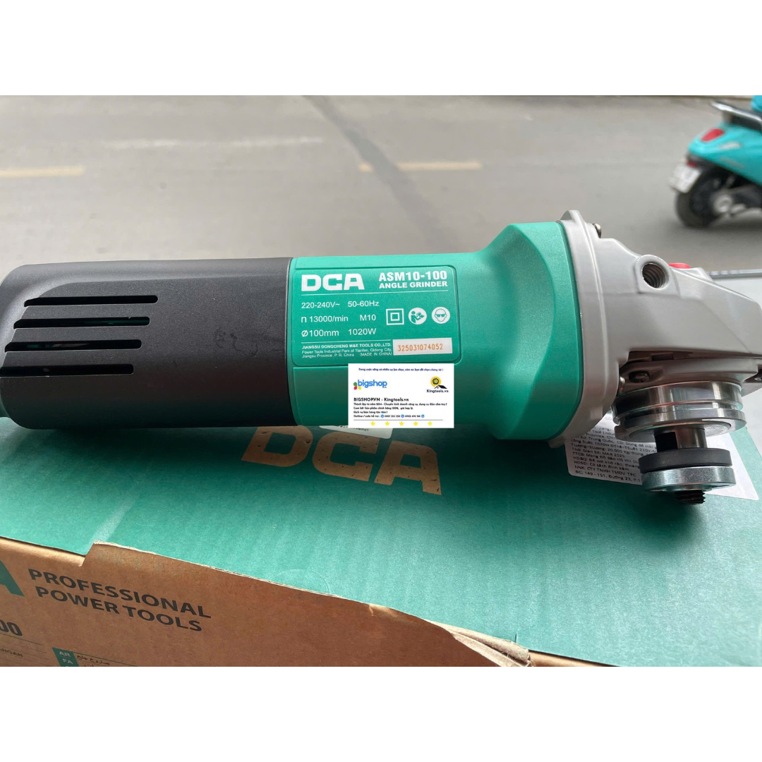 Máy mài góc có điều tốc DCA ASM10-100 (Công suất 1020W, đĩa 100mm)