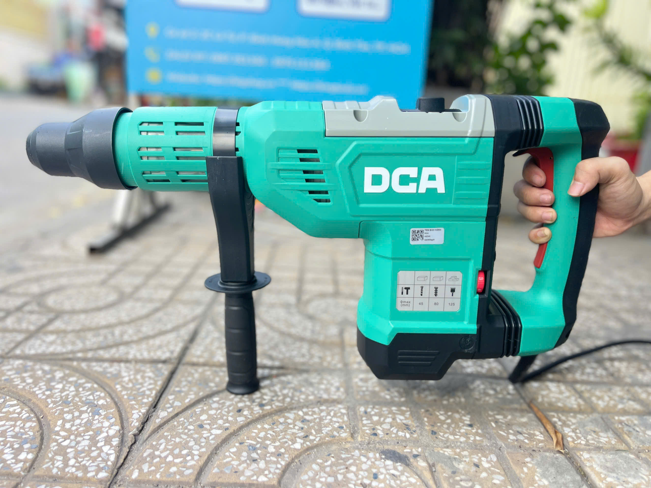 Máy khoan đục DCA AZC45, cs 15000W