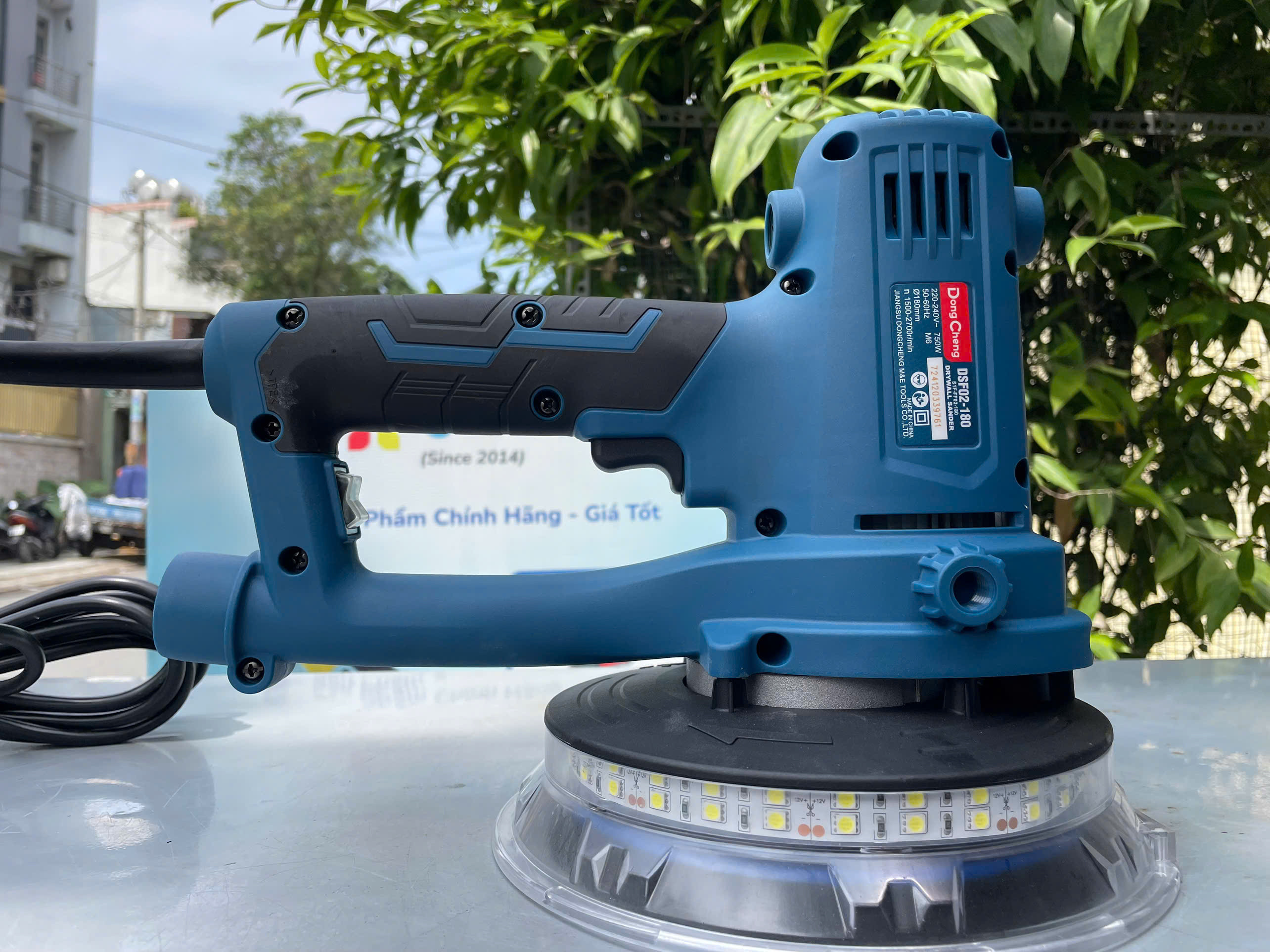 Máy Chà Nhám Tường Dongcheng DSF02-180, 180mm