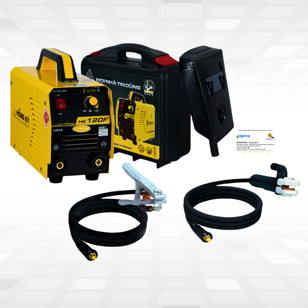Máy hàn que điện tử Hồng Ký Master HK120F (MMA Inverter 120A/220V)