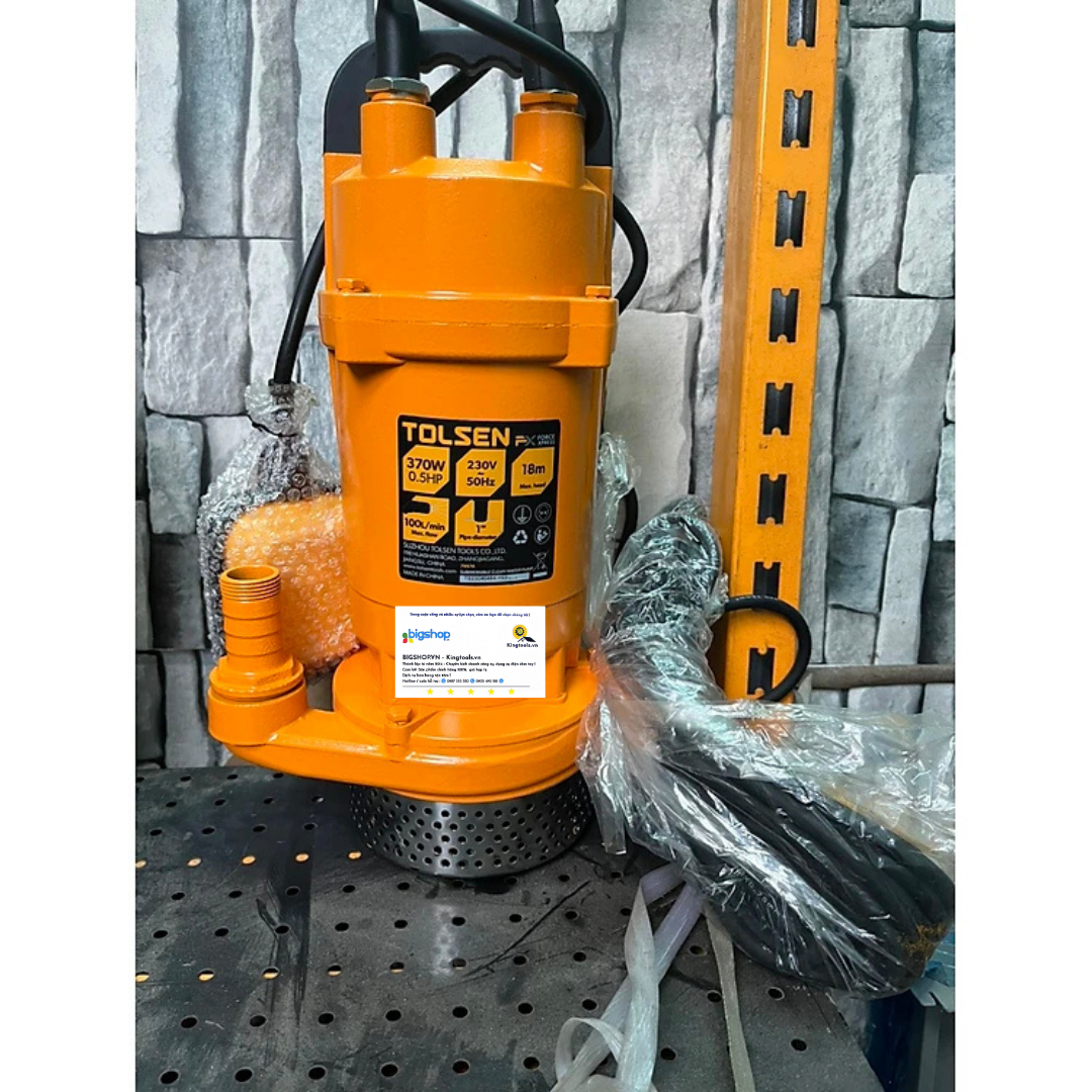 Máy bơm chìm nước sạch TOLSEN 79976 (CS 370W, 0.5HP)