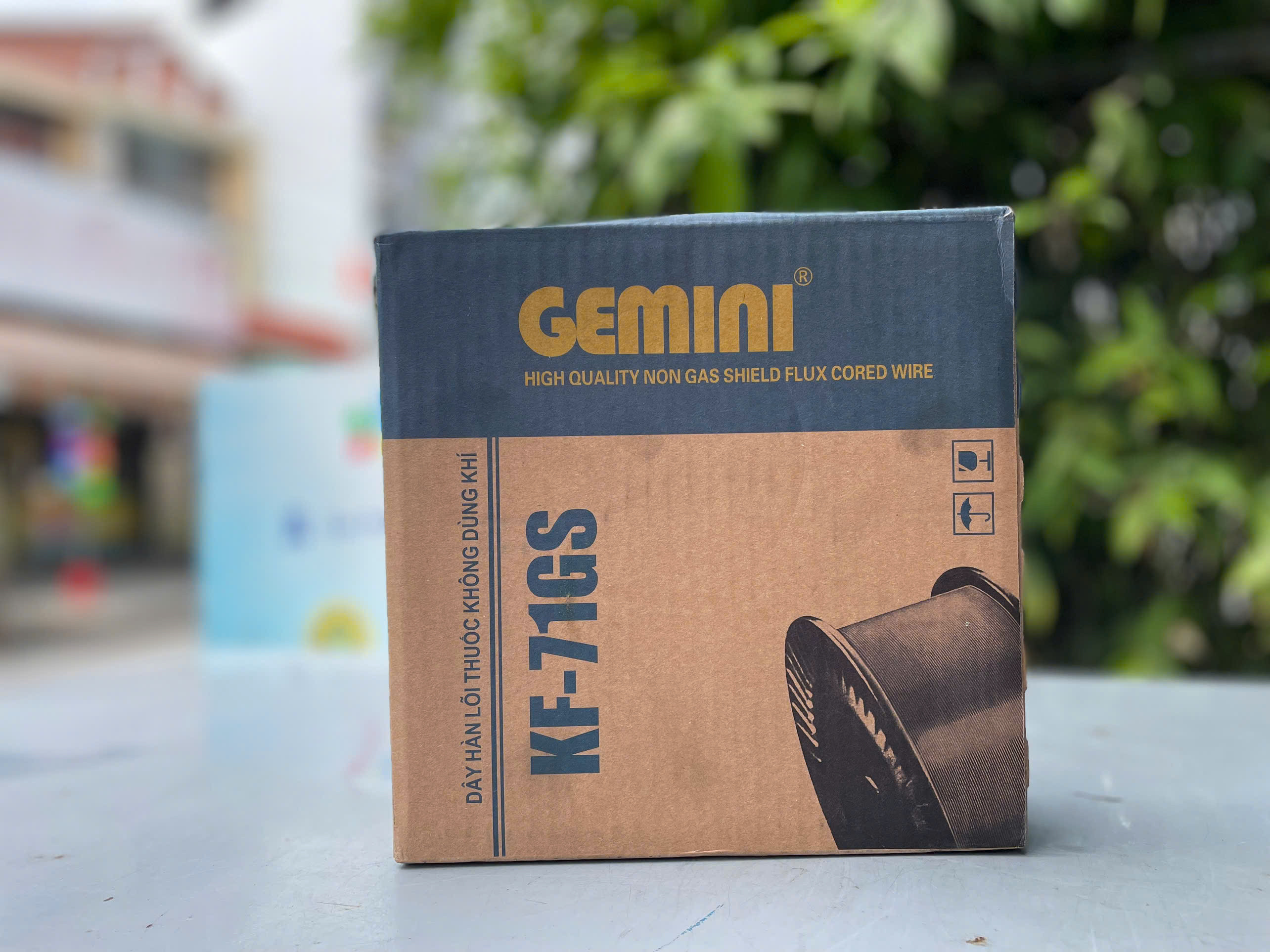 Cuộn dây hàn lõi thuốc ( không dùng khí ) Gemini KF71T GS 5kg (4 size) Kim Tín