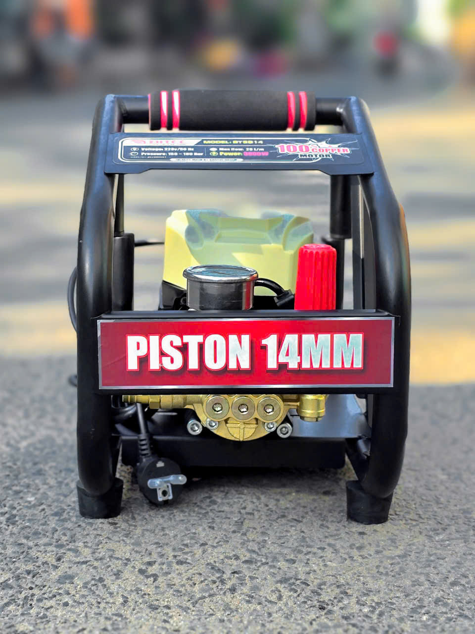 Máy rửa xe áp lực cao BITEC, 3800W – Áp Lực Mạnh 180 Bar BT3814 