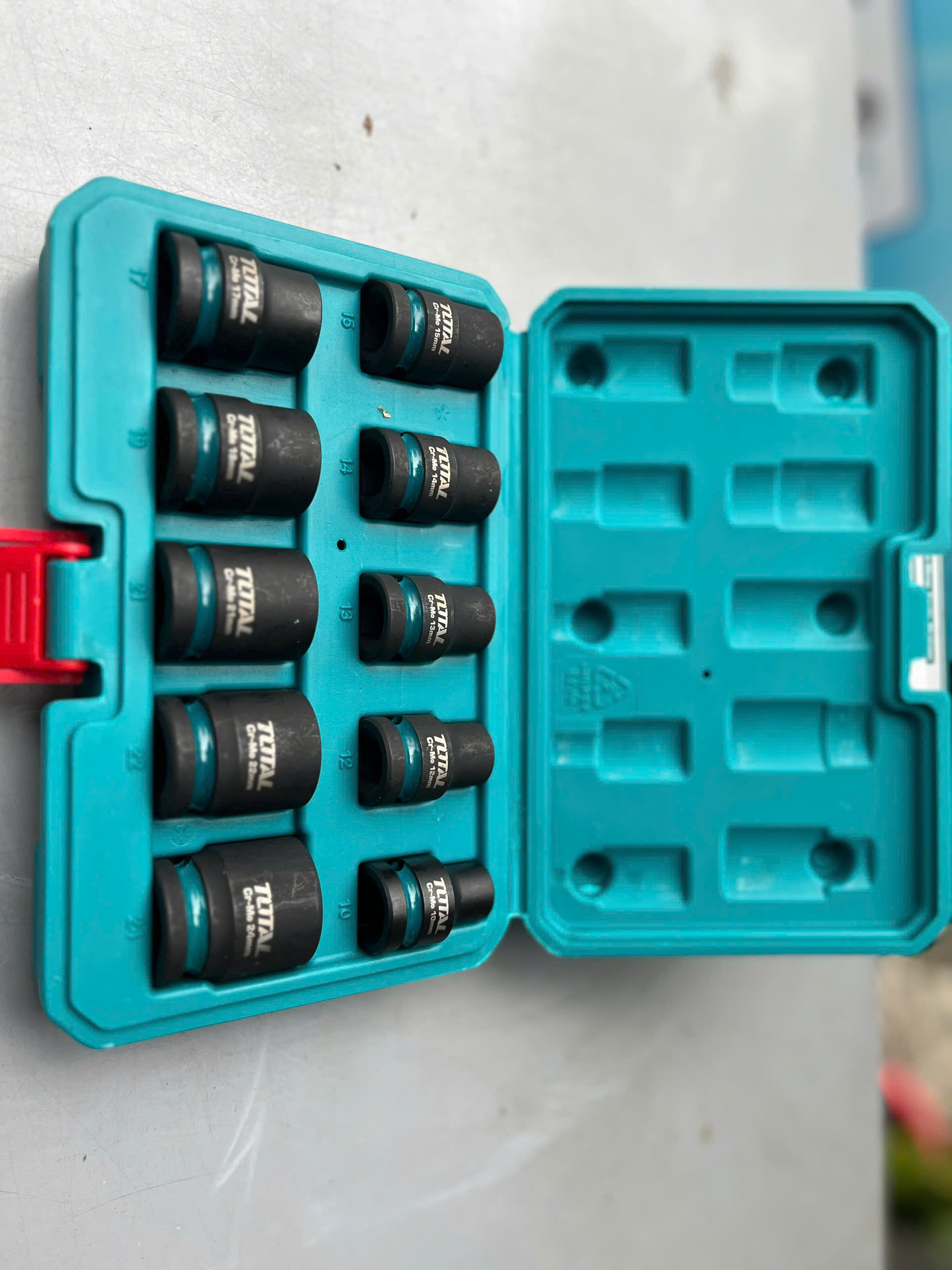 Bộ 10 đầu tuýp Impact DR 1/2 inch Total  THISTD12101