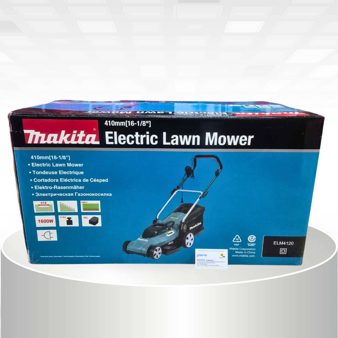 Máy cắt cỏ đẩy MAKITA ELM4120 (dùng điện)