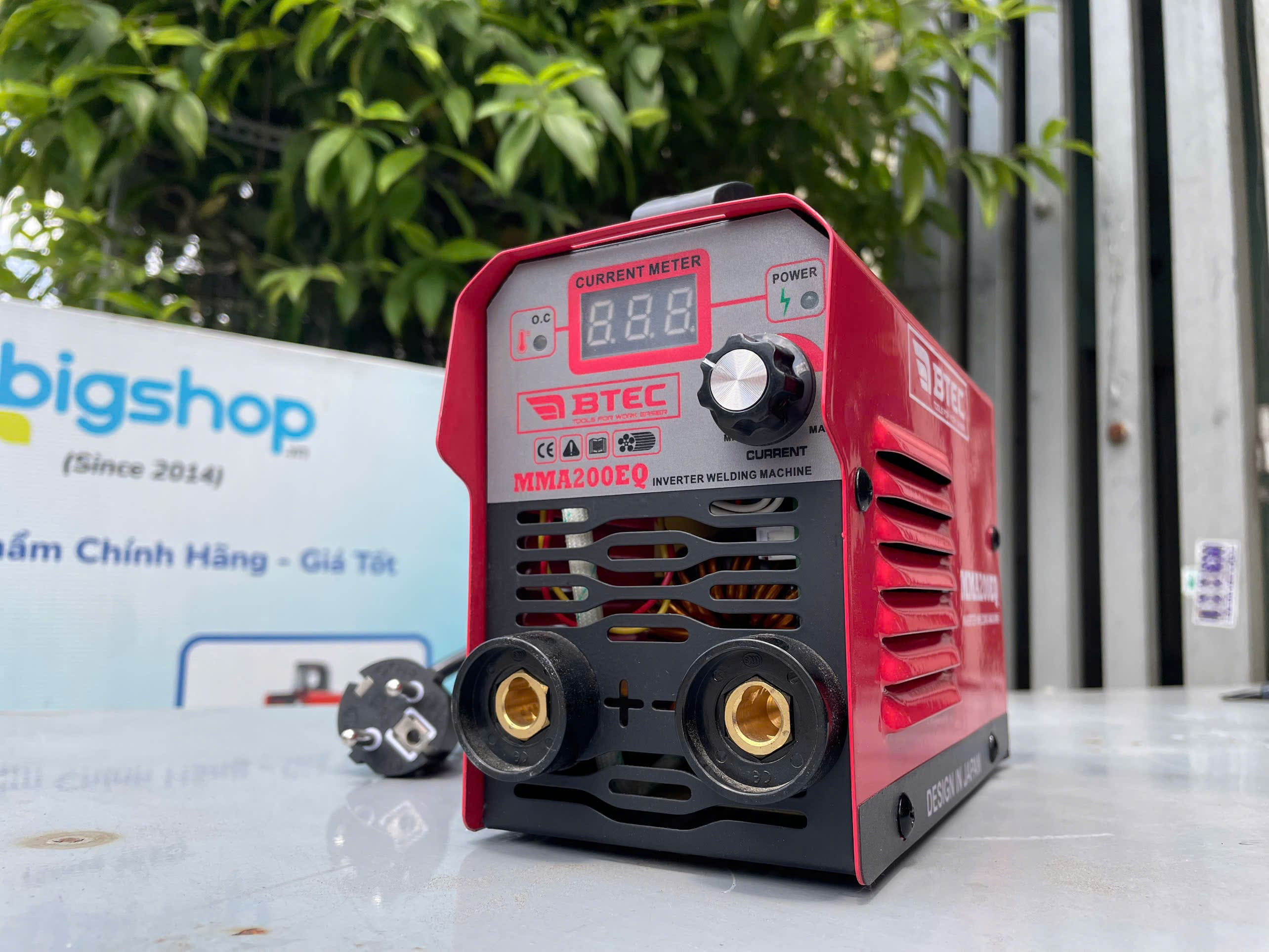 Máy hàn Inverter BTEC MMA200EQ, chuyên hàn que 2.5ly