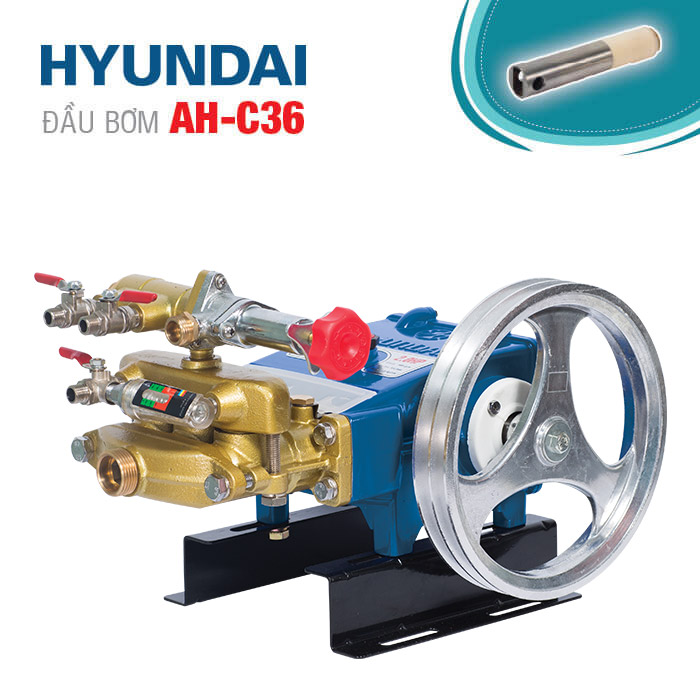 Đầu bơm pít tông sứ Hyundai AH-C36, 2HP 