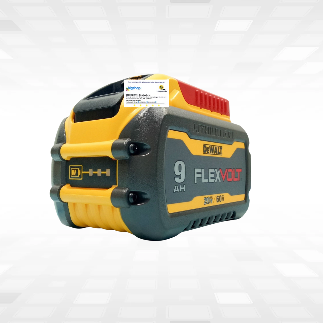 Pin Flexvolt 20V/60V - 9.0Ah DEWALT DCB609-B1