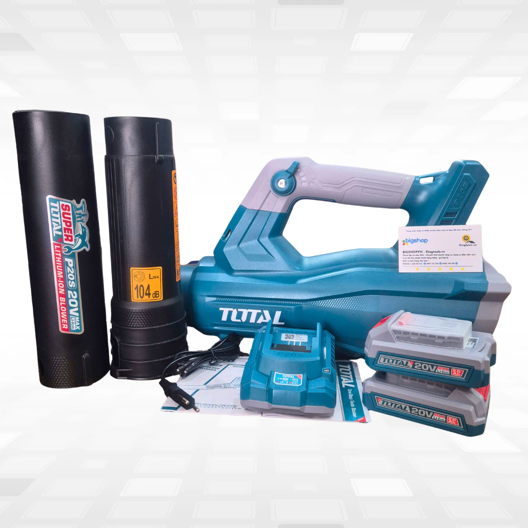 Máy thổi bụi dùng pin 20V TOTAL TABLI204282 (2 pin 2.0Ah và sạc)