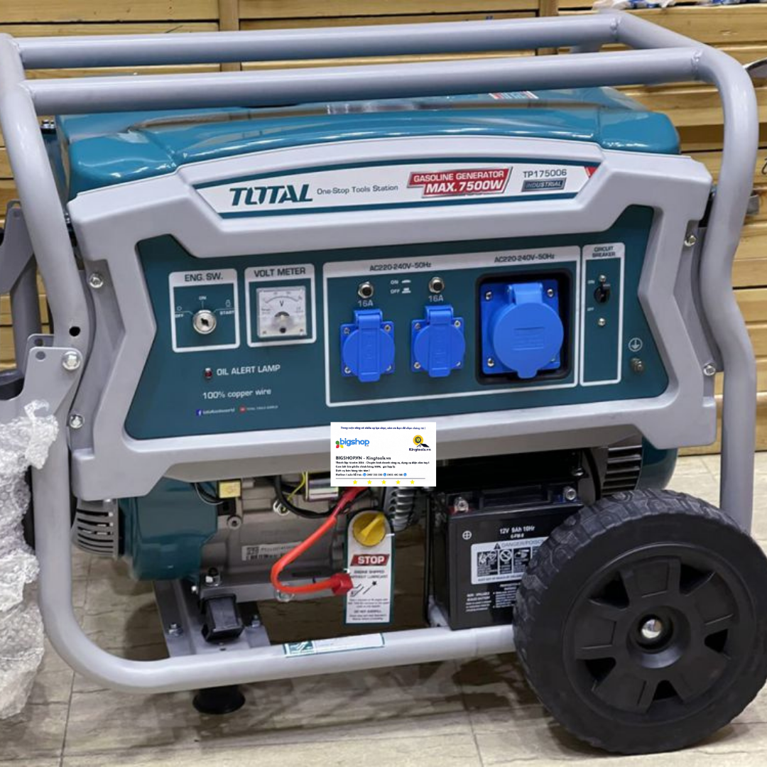 Máy phát điện dùng xăng Total TP175006 - Công suất 7.5kW