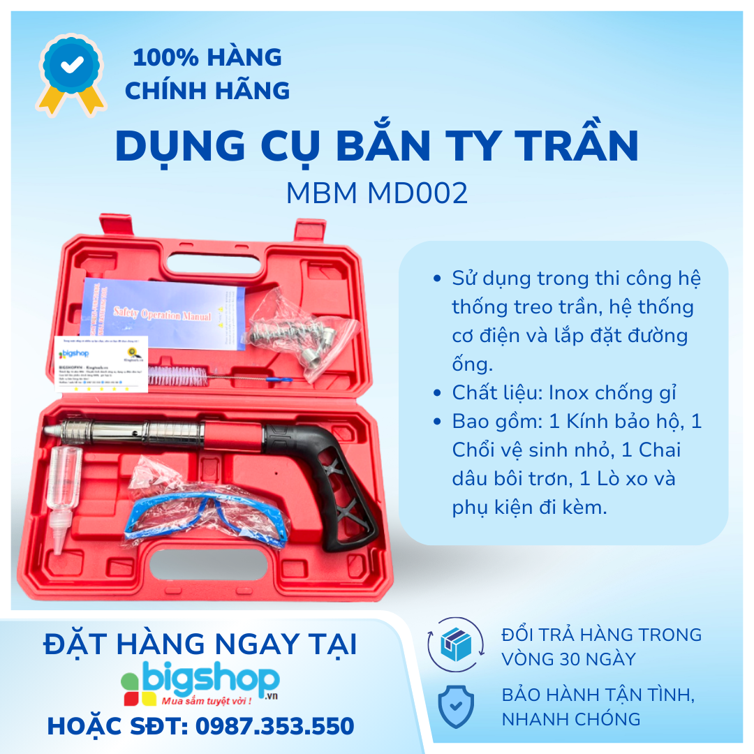 Dụng cụ bắn Ty Trần MBM MD002 