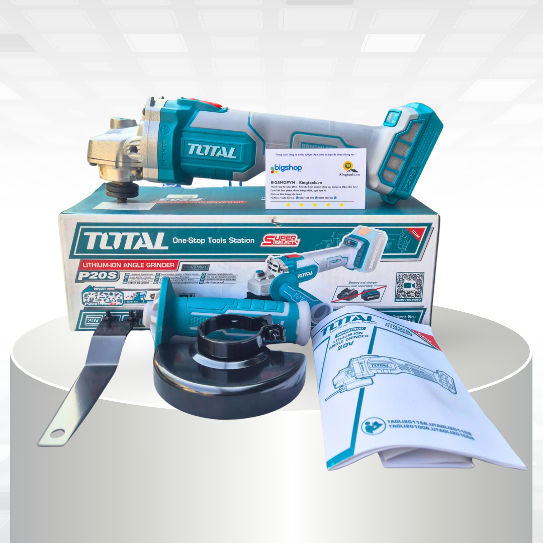 Máy mài góc dùng pin Lithium 20V TOTAL TAGLI201008 