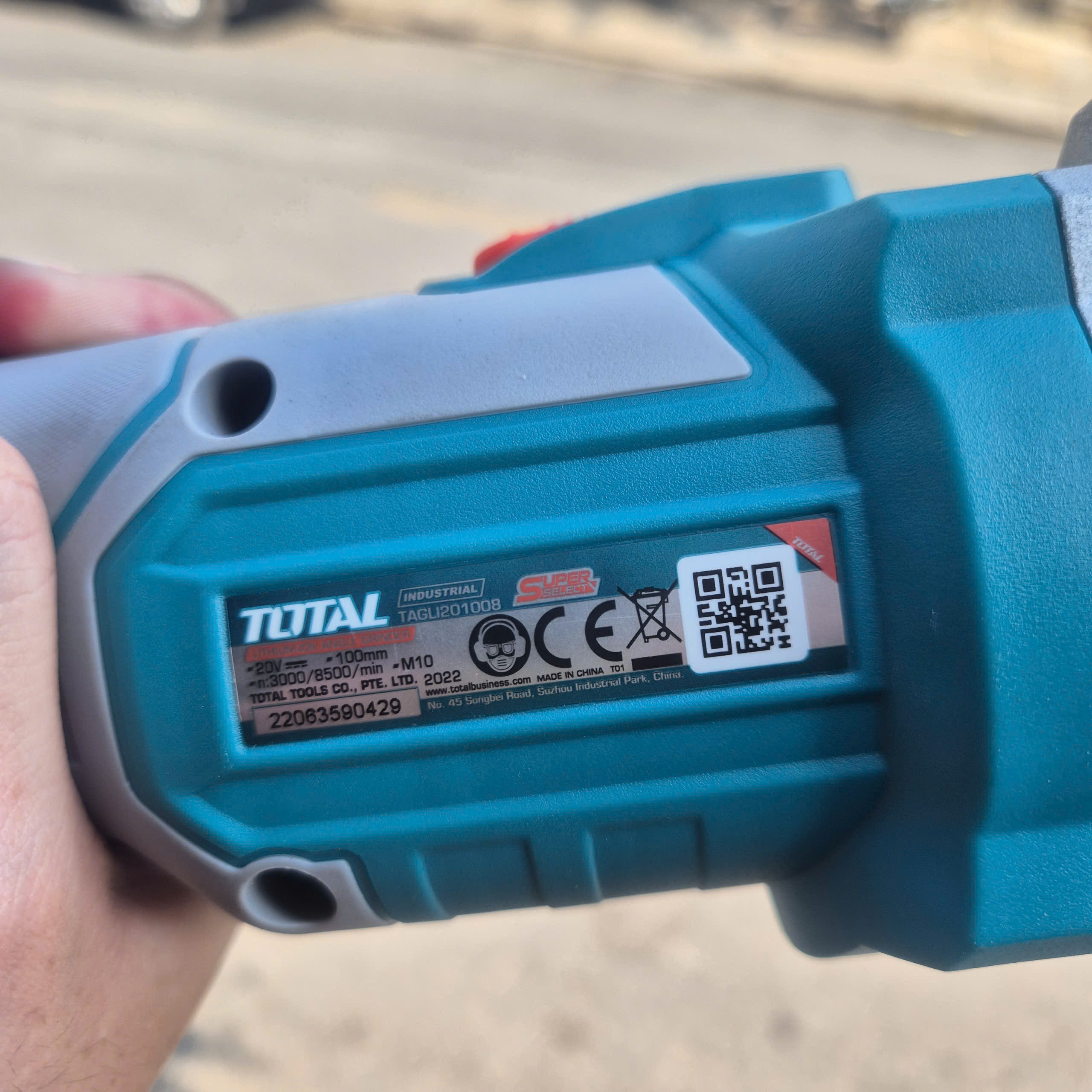 Máy mài góc dùng pin Lithium 20V TOTAL TAGLI201008 