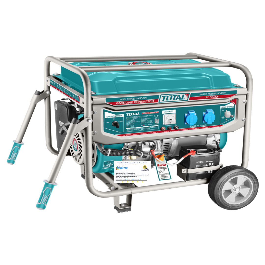 Máy phát điện dùng xăng TOTAL TP155001 - CS 5.5kW