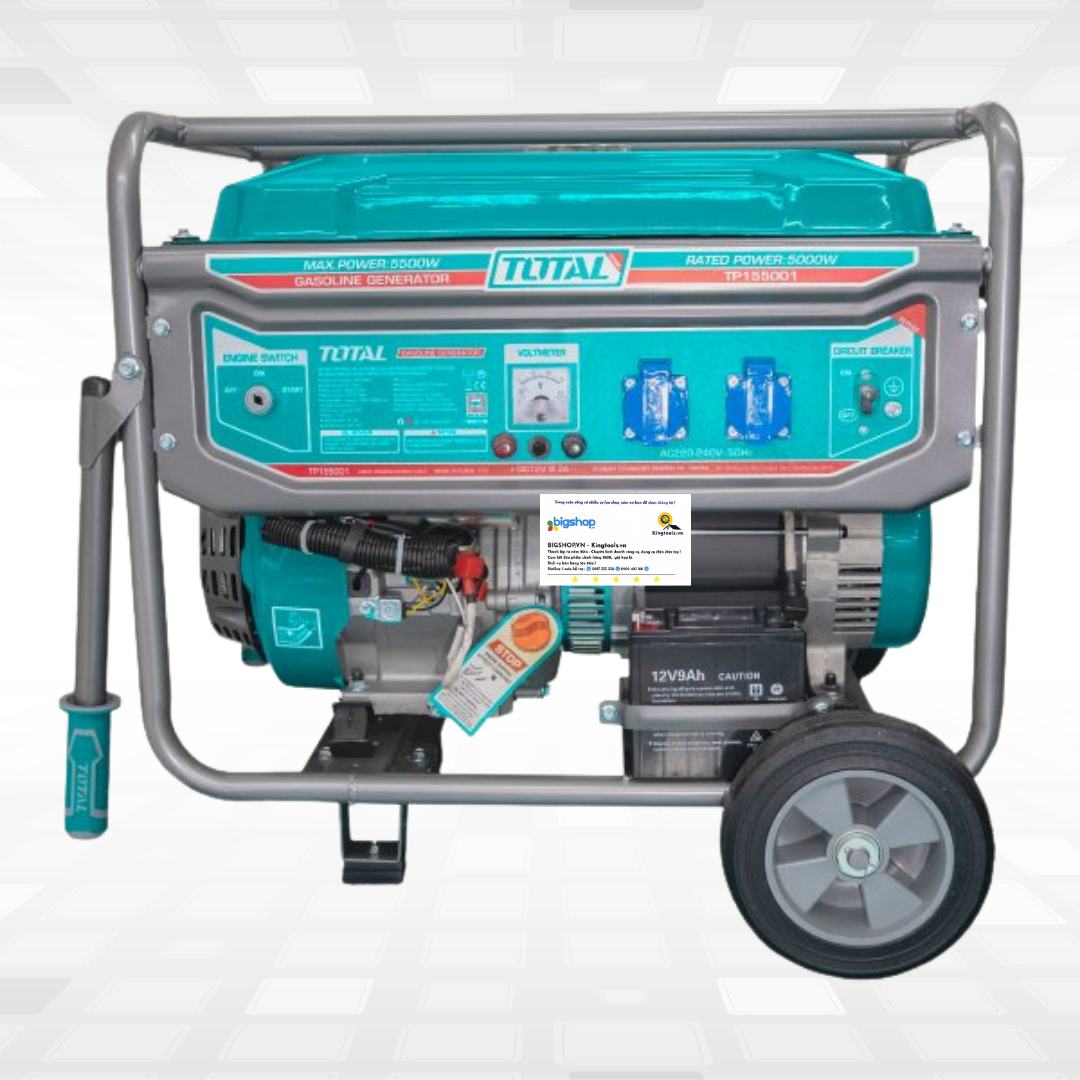 Máy phát điện dùng xăng TOTAL TP155001 - CS 5.5kW