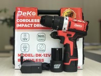 Máy khoan dùng pin 12V Deko DK-12V1 (không chổi than)