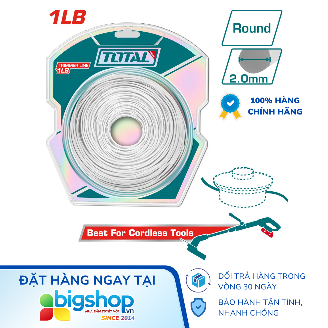 Cước cắt cỏ TOTAL TALS2001 - 2.0mm