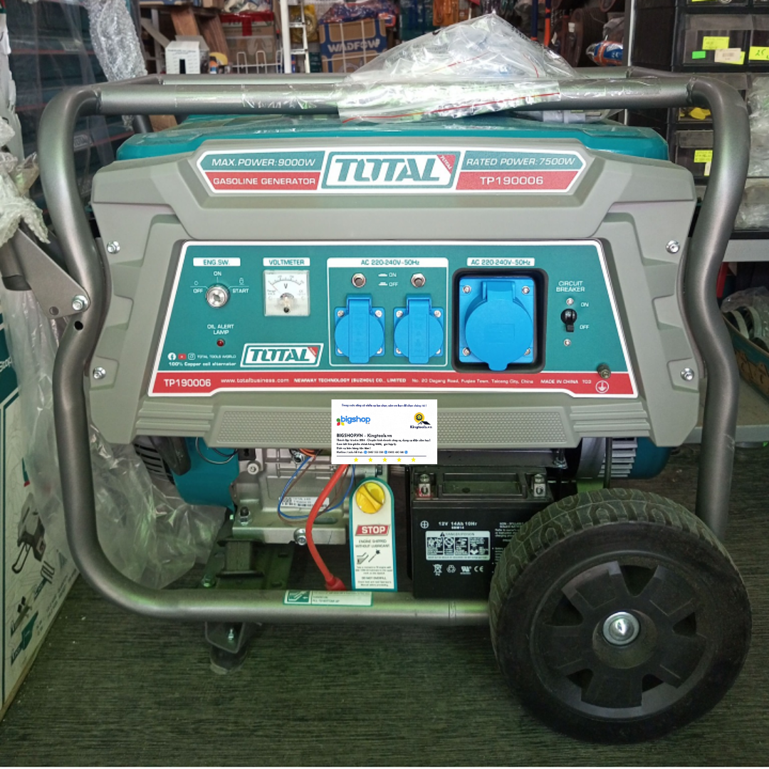 Máy phát điện dùng xăng TOTAL TP190006 - Công suất 9.0kW