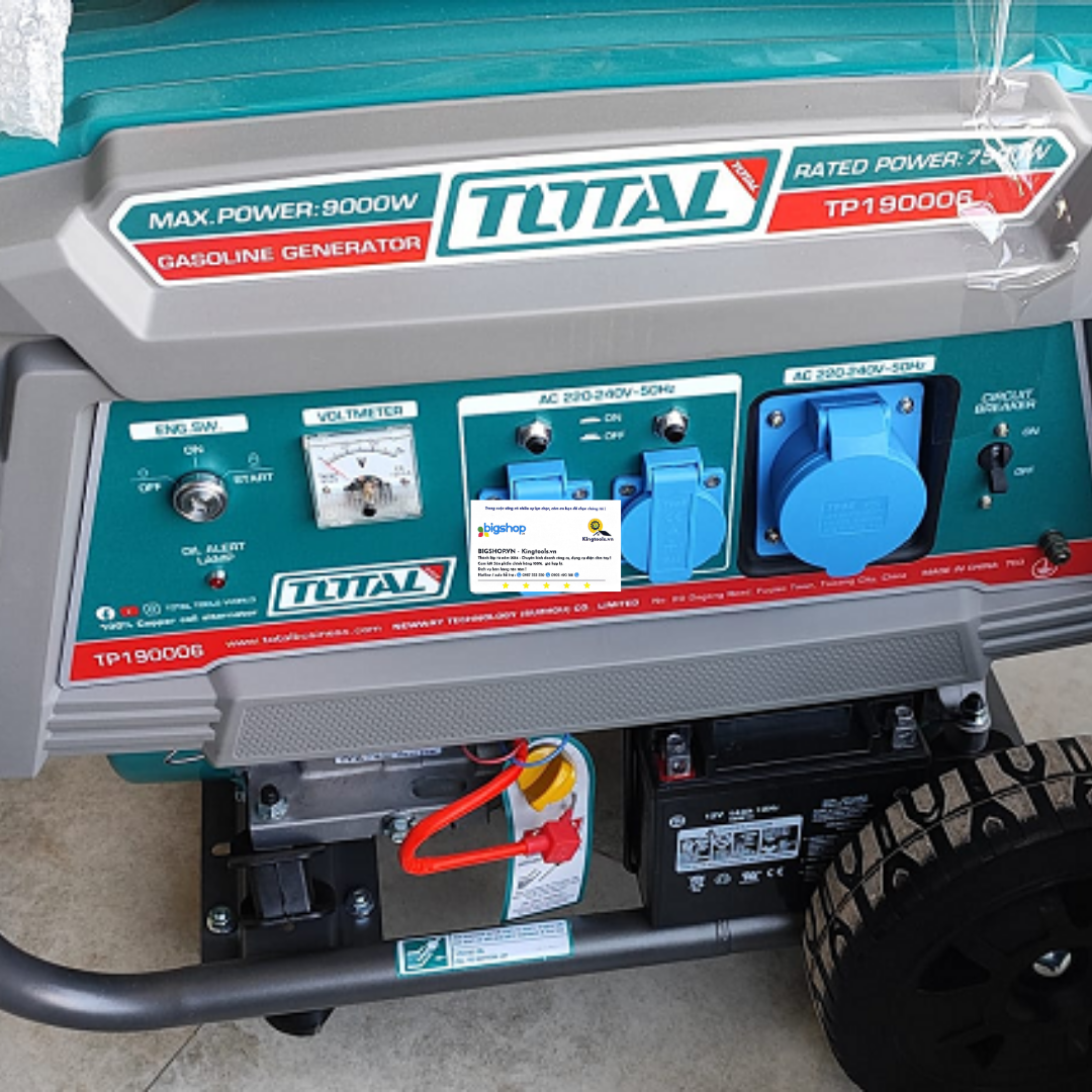 Máy phát điện dùng xăng TOTAL TP190006 - Công suất 9.0kW