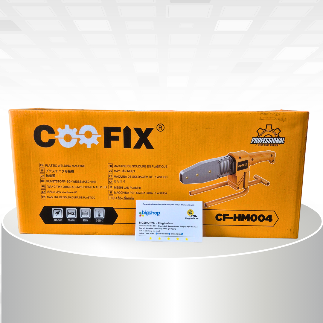 Máy hàn nhựa Coofix CF-HM004 (CS 800W, hàn ống 20-32mm)