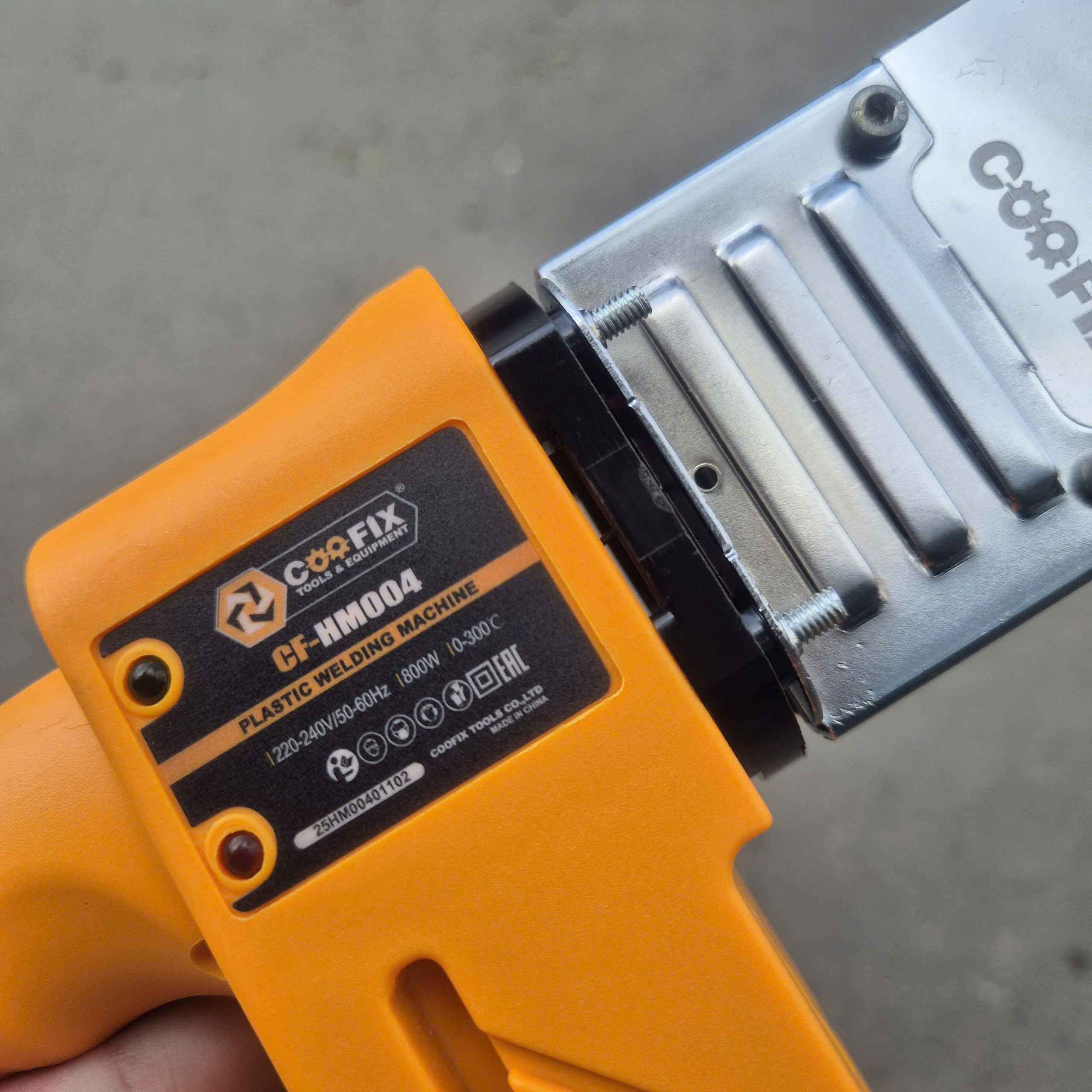 Máy hàn nhựa Coofix CF-HM004 (CS 800W, hàn ống 20-32mm)