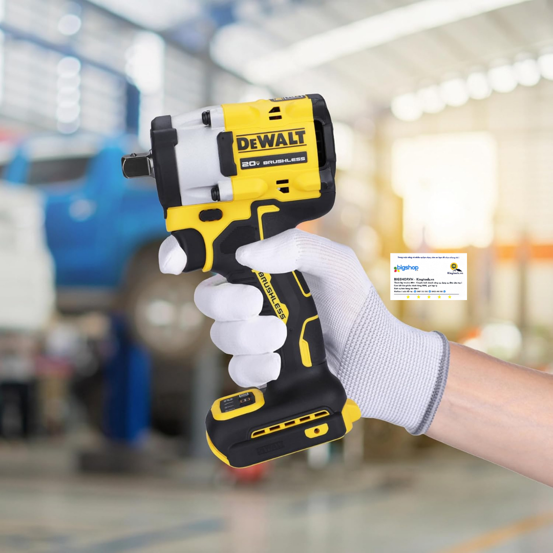 Máy siết bulong pin 20V DEWALT DCF922N-B1 - Thân máy (Lực siết 407Nm)
