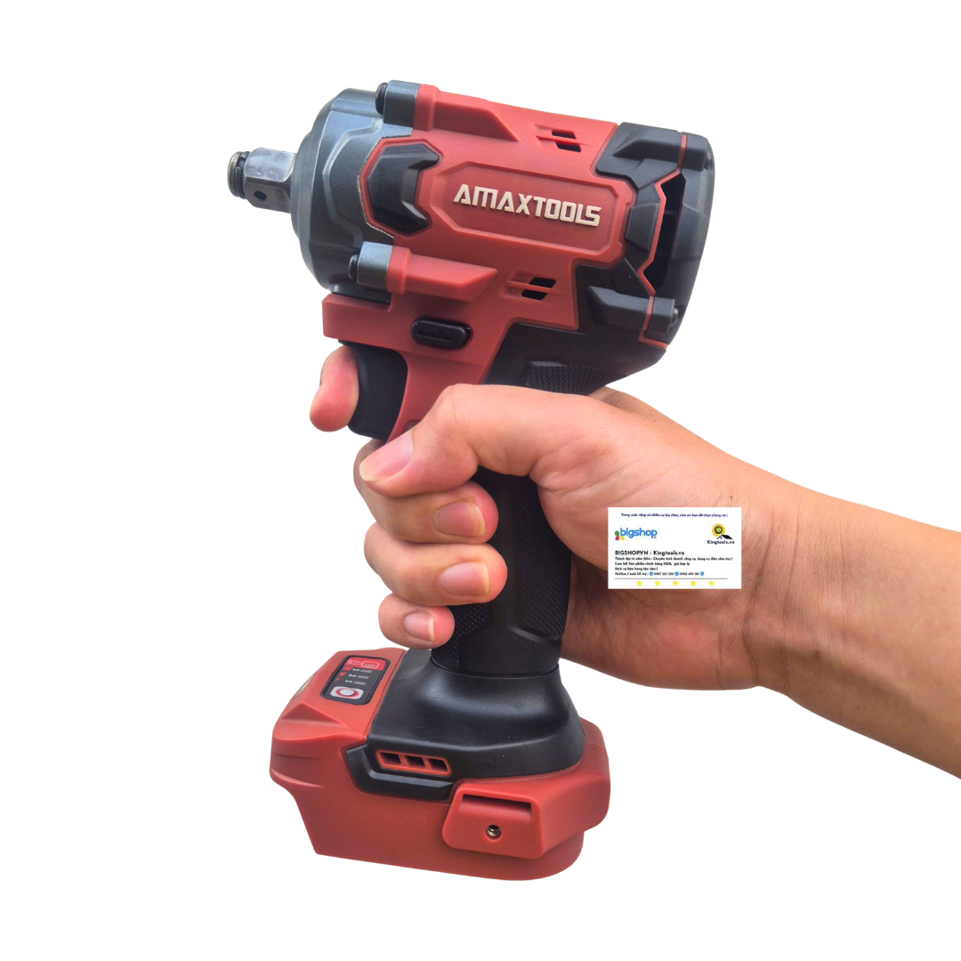 Máy vặn bu lông dùng pin 21V AMAXTOOLS ABL40012SM (Lực siết 400Nm)