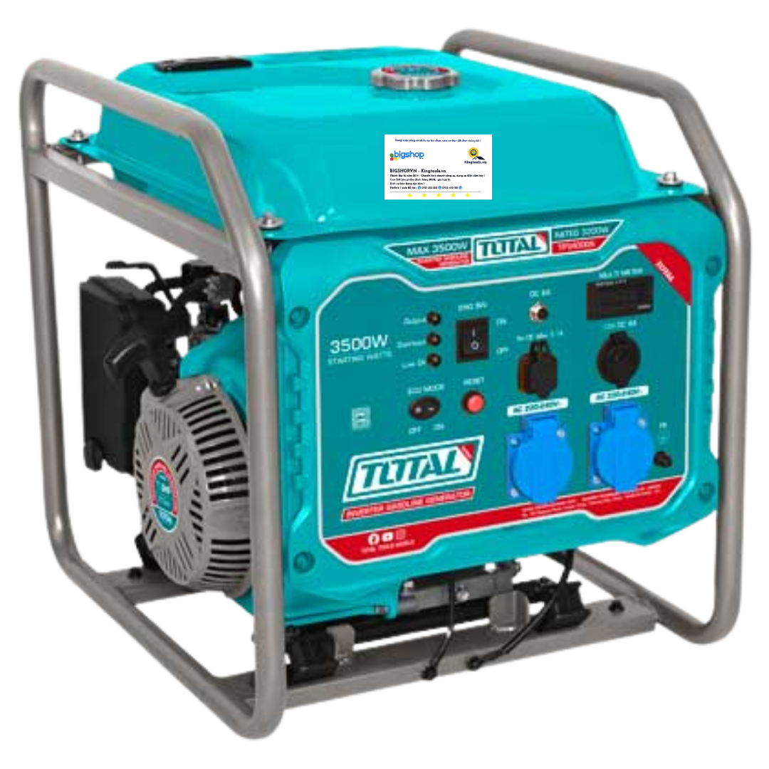 Tổ máy phát điện xăng biến tần 3.5kW TOTAL TP340006