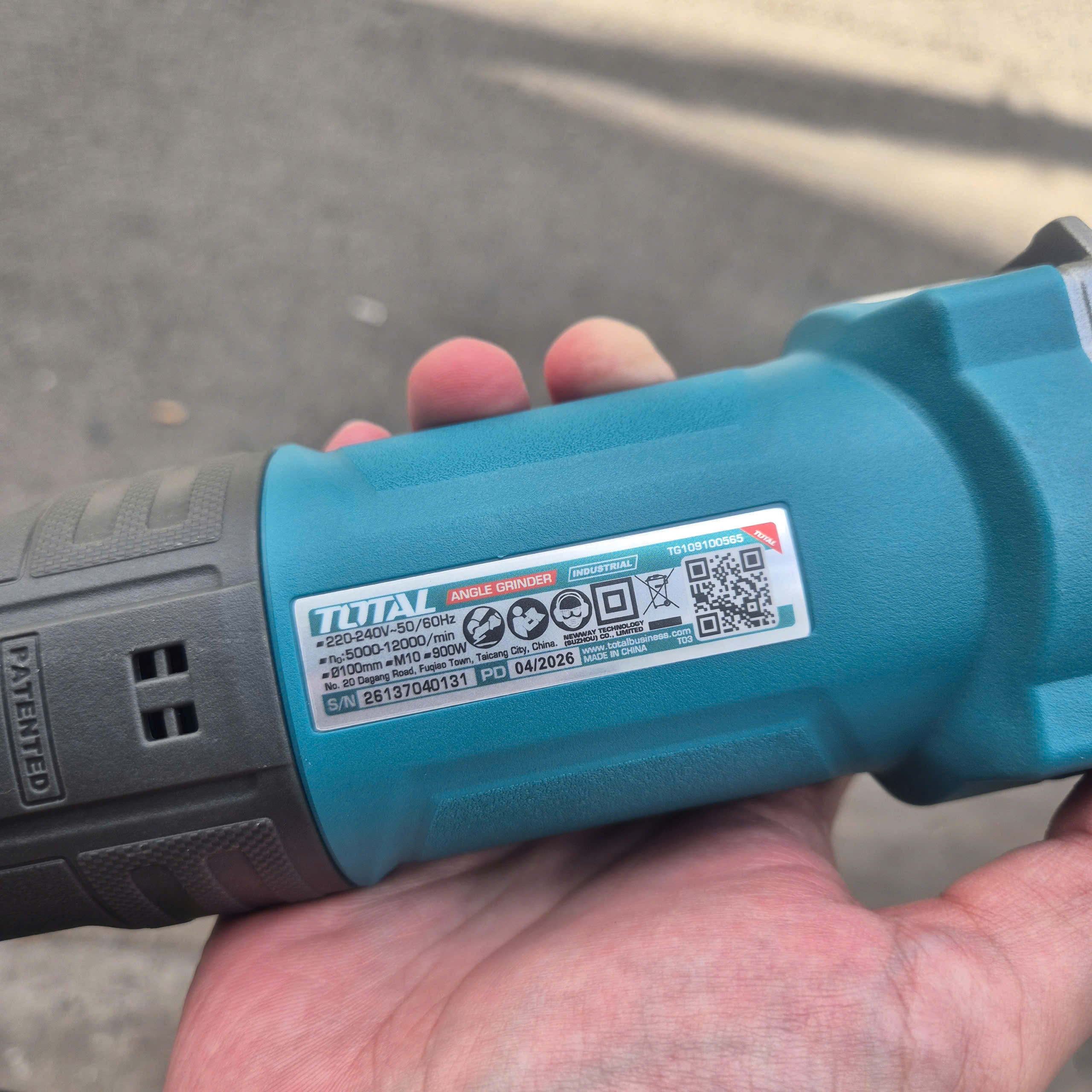 Máy mài góc TOTAL TG109100565 (Công suất 900W, Đĩa 100mm)